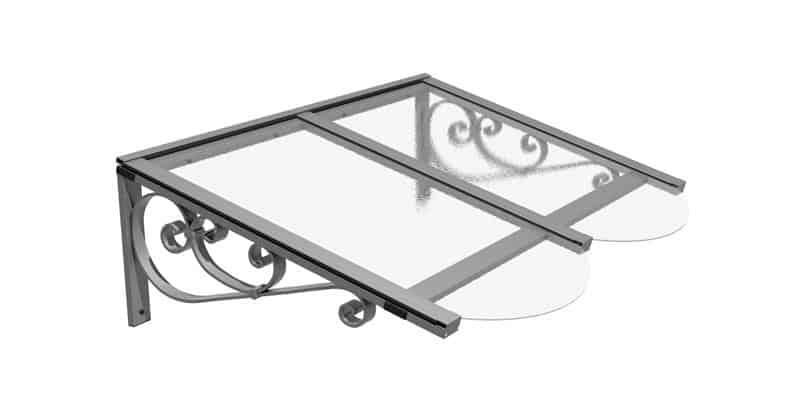 Liberty - Marquise style Art Nouveau - polycarbonate compact - structure presque plate_2