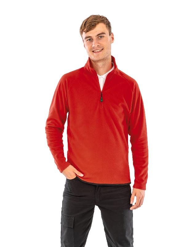 Micropolaire recyclée col zippé - 100% polyester recyclé - Réf: R905X - Marque Result_2