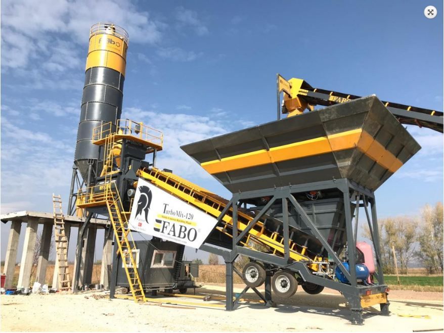 Turbomix-120 centrale à béton mobile - Fabo - 120 m3/h - mélangeur de pan 3 m3_2
