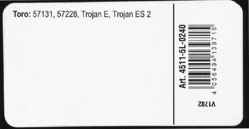 Courroie trapézoïdale X-Grip V - Type 5L240_2