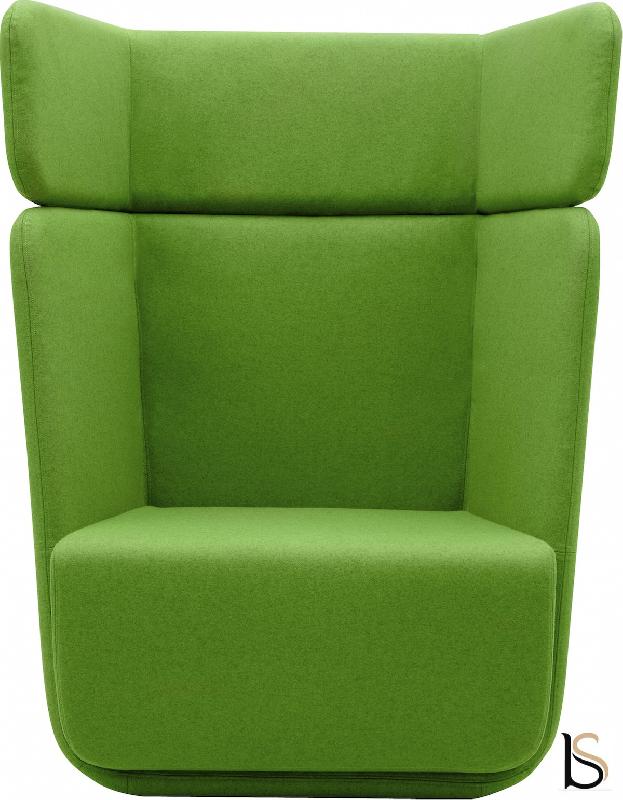 Fauteuil Softline Basket- 1 place - Feld vert 848, Haut_2