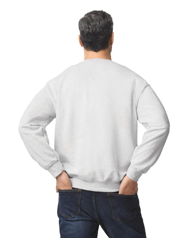 Sweat-shirt col rond DryBlend - 50% coton / 50% polyester - Réf: GI12000 - Marque Gildan - Molleton intérieur gratté et anti-boulochage_2