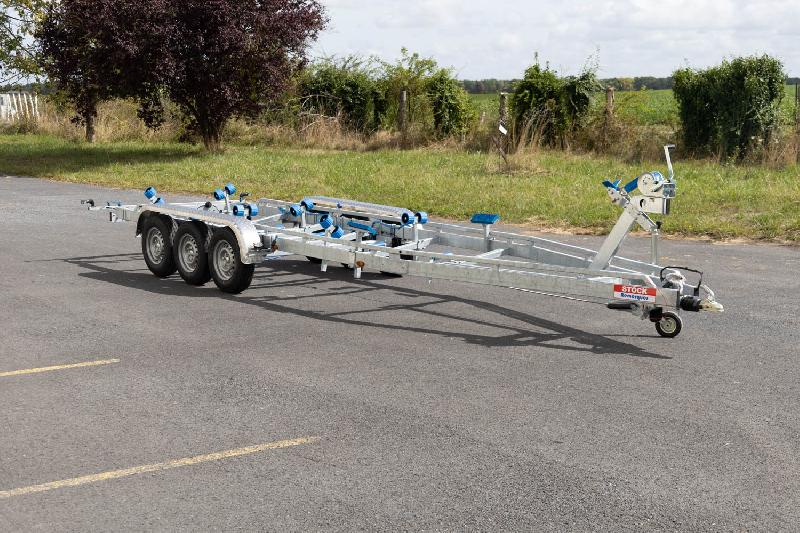 7m80-2m20 3x1350kg - VLEMMIX - Remorque Porte-Bateau_2