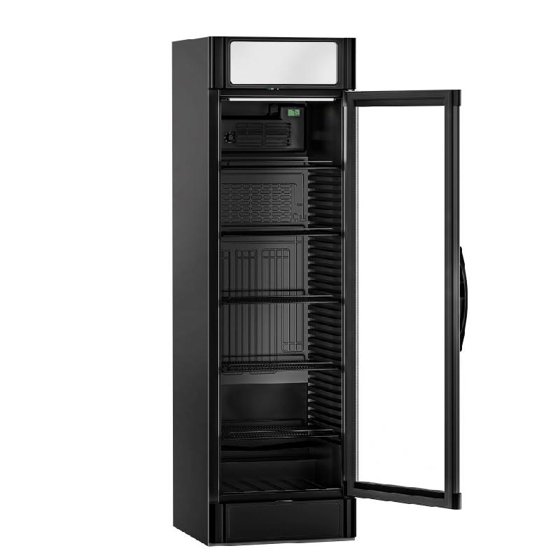 Armoire à boissons noire porte battante avec canopy - 347L_2
