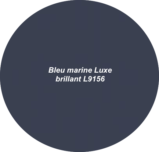 Banque d'accueil avec étagère intégrée Avant - Ofitres - 217, Blanc, Gauche, Oui, Bleu marine brillant_2