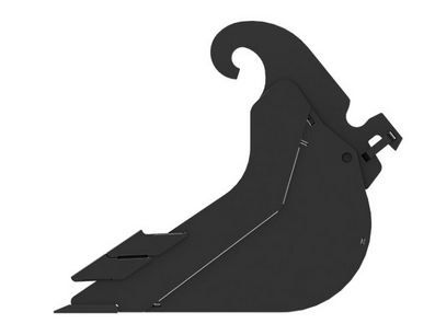 Godet d'excavation-mini-pelle - caterpillar finance france - 700 mm (28 in) - capacité 168 l - poids 66 kg_2