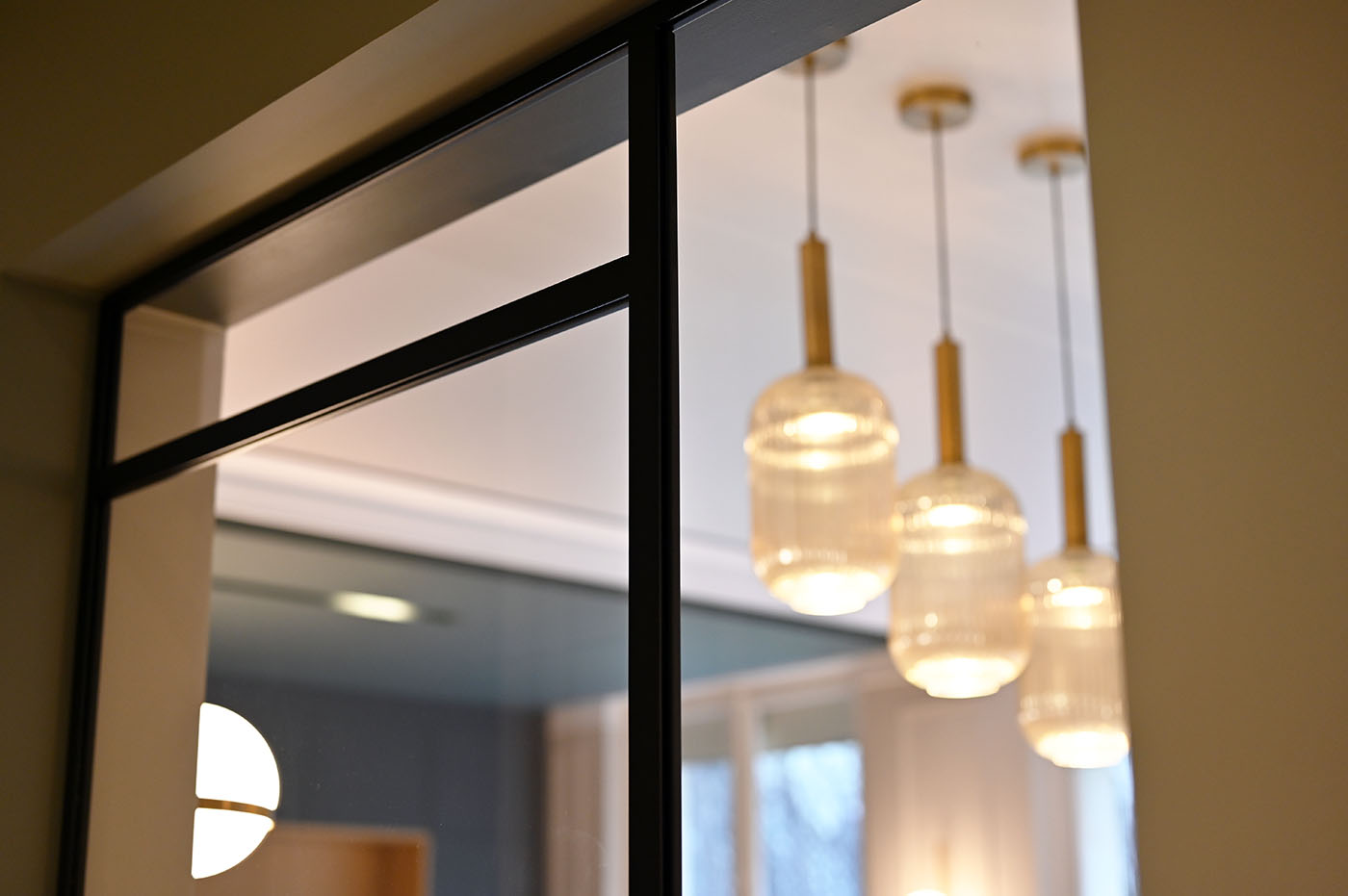 Verrière style Mondrian en acier sur mesure - Dimensions, verre et finition personnalisables_2