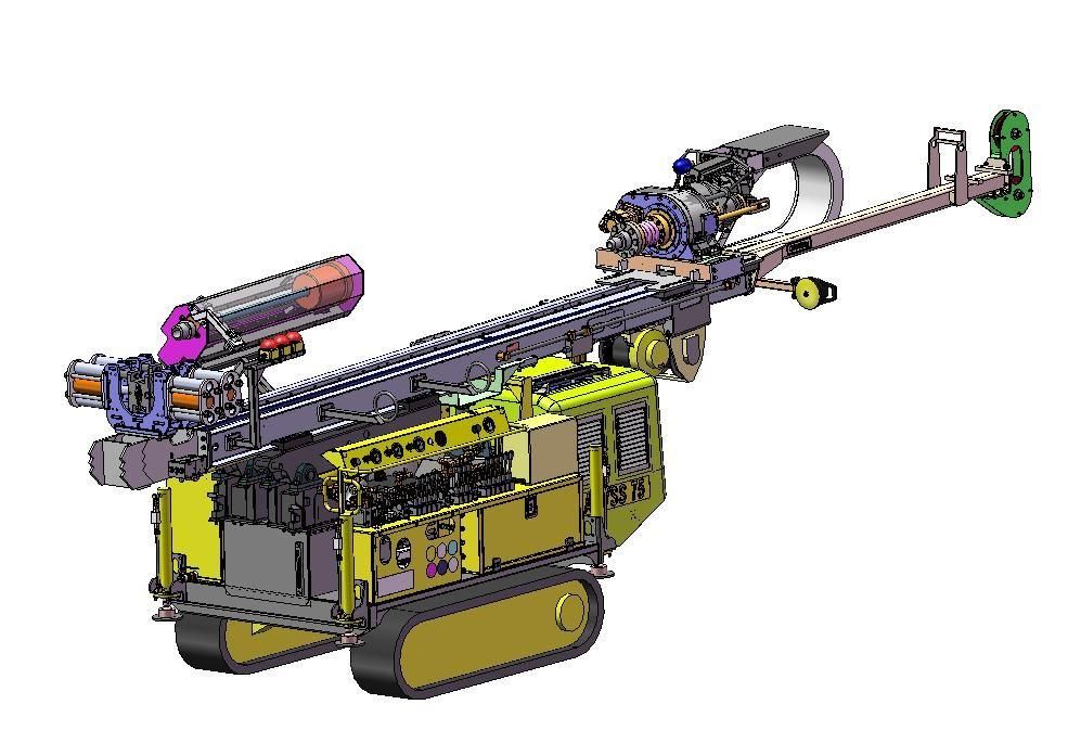 Abyss 75 utilisée pour sondages géotechniques en profondeur
