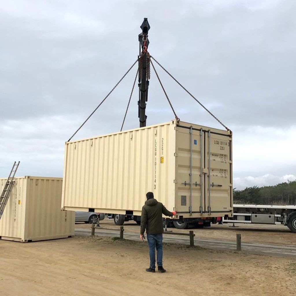 Container maritime 20 pieds DRY Premier voyage - Couleurs selon disponibilités et arrivages_2