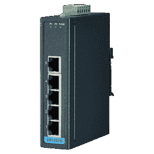 Switch industriel Rail DIN 5 ports Fast Ethernet non managé - température étendue -40°C à +75°C - Advantech EKI-2525I-BE_2