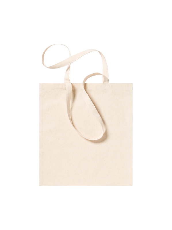 Tote bag en coton - 100% coton naturel 240 g/m² avec longues poignées_2