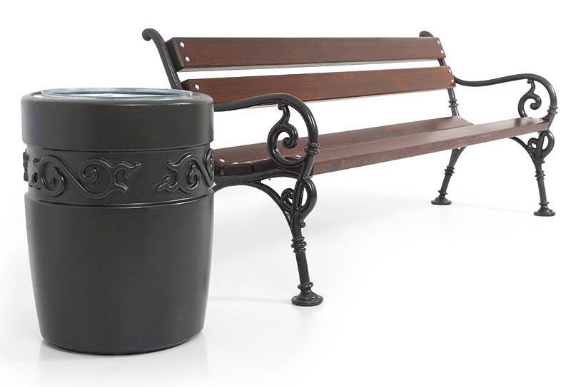 Poubelle publique 003323 - Wiedeń - Komserwis - 45L - Design Dariusz Malec_2