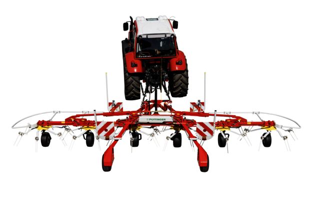 Faneuses Pottinger équipées de toupie DYNATECH