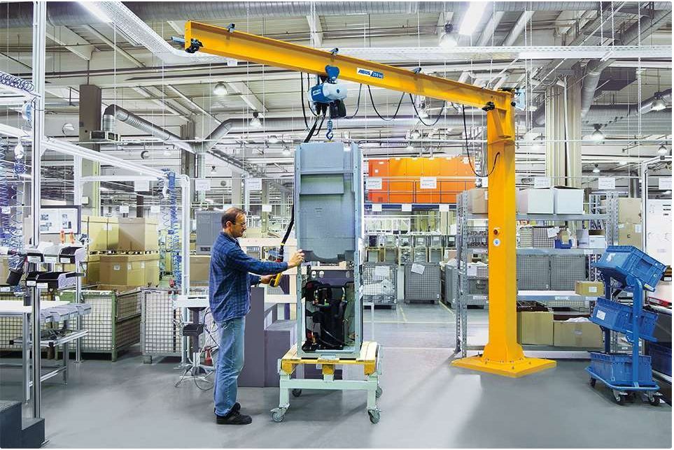 Potence sur fût LSX - Abus Levage - 500 kg - rotation 270° et portée jusqu'à 7 m_2