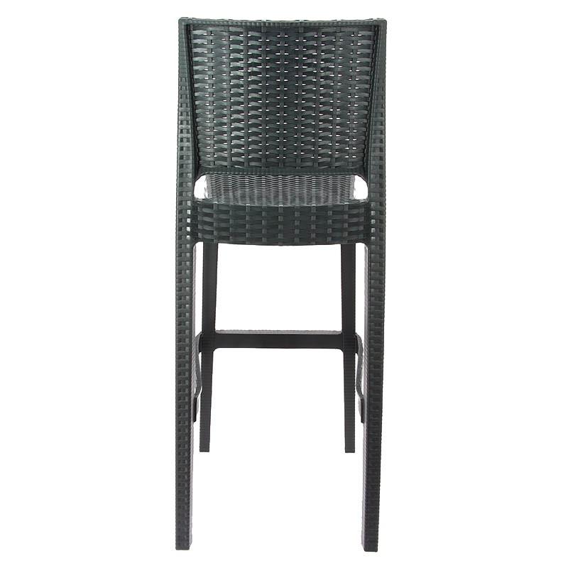 Chaise haute Exterieure Cuba - GRIS_2