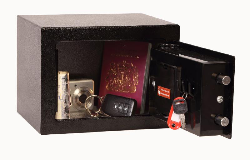 Coffre-fort de sécurité compact pour bureau et maison - 4 L - PHOENIX SS0721 - Serrure à clé_2