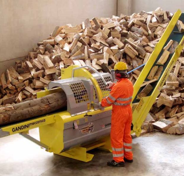 Combiné à bois de chauffage forest cut 48 - gandini meccanica - longueur max du bois 4500 mm - diamètre max du bois 380 à 400 mm_0