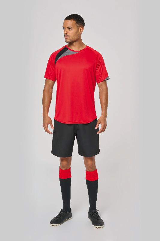 Maillot manches courtes unisexe - Réf: PA436 - 100% polyester, ultra résistant et respirant - Marque PROACT_2