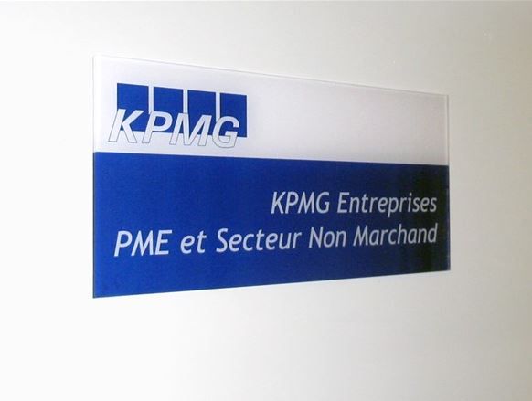 Panneau d'enseigne d´entreprise ou d´administration en plexiglas - direct signaletique - 420 x 600 mm_2