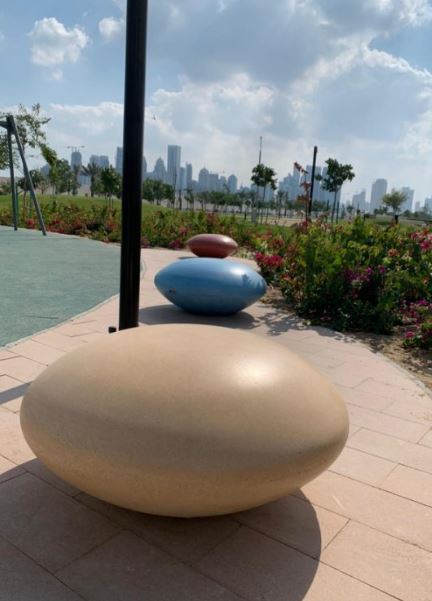 Banc public en béton Confeti - Disponible en différentes couleurs - Ciment Green Seal_2