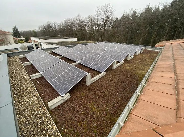 Support photovoltaïque 20° CONNECT - Idéal aux toits terrasses_2