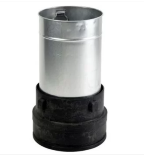 Corbeille Merlin 90 L - Poubelle extérieure en polyéthylène indéformable avec seau intérieur en acier galvanisé - 2 ouvertures - Verrouillage par serrure_2