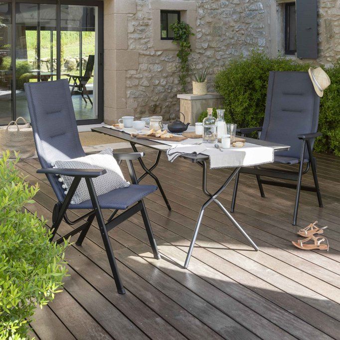 LFM2831_8902 - Chaise pliante Lafuma en aluminium avec matelas BeComfort® et dossier ergonomique_2