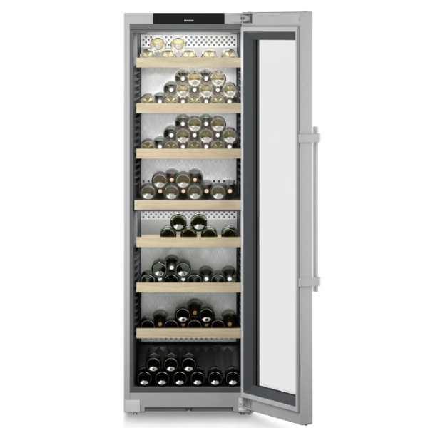 Cave à vin professionnelle multizones Inox - Porte vitrée - 155 bouteilles | Liebherr - WPsd 5252 Vinidor_2