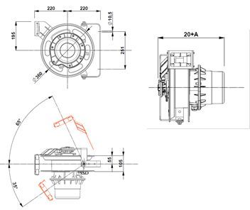 Enrouleur électrique à rappel automatique à ressort - carter en acier - GREEN REEL (7,4 kW ou 22 kW)_2