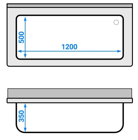 Plonge batterie 140x70cm sur meuble_2