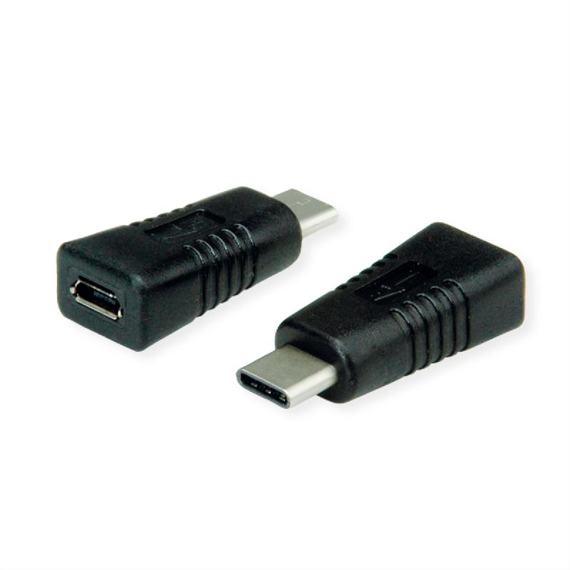 Value adaptateur usb 2.0, type c - microb , m/f, otg_2
