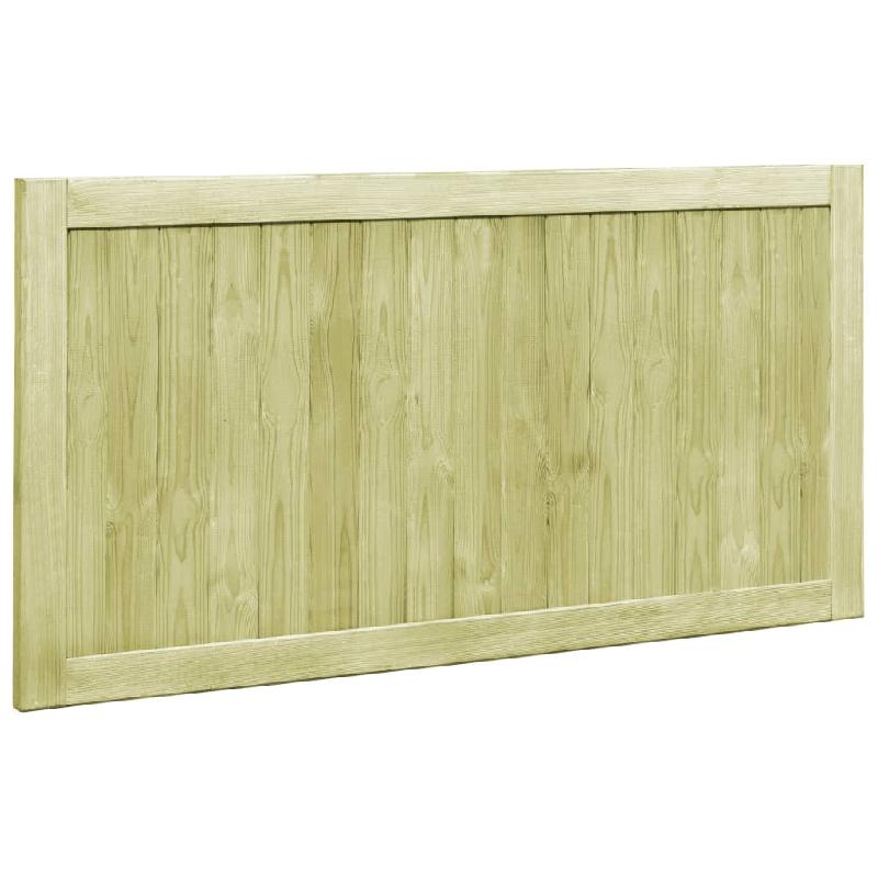 Vidaxl portillons de jardin 2 pcs bois de pin imprégné 300x75 cm 45338_2