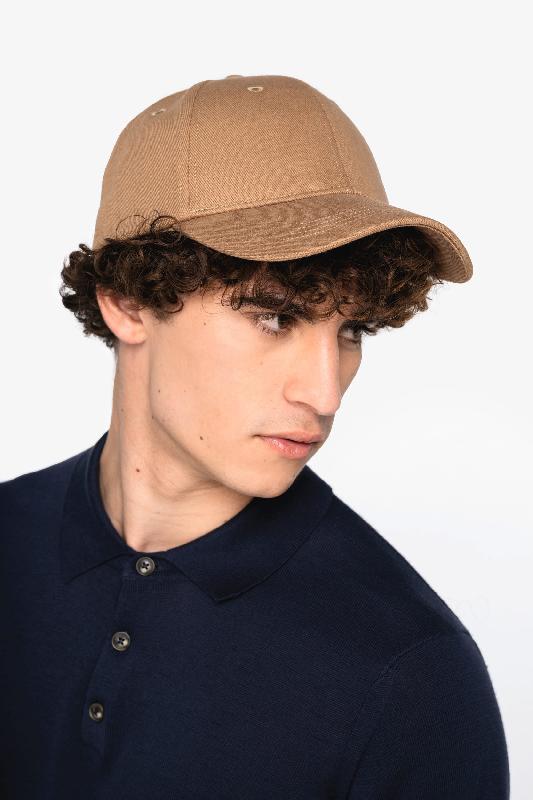 Casquette écoresponsable unisexe 6 panneaux - 100% coton biologique - Réf: NS038_2