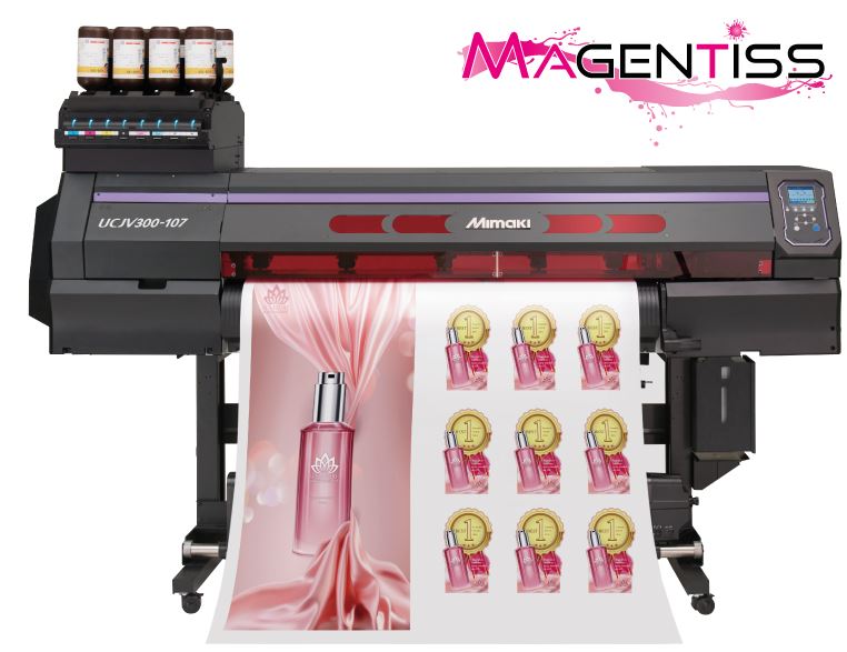 Imprimante UV LED avec découpe intégrée - Gamme UV Mimaki UCJV300 Série - Impression 5 couches et découpe ID Cut_2