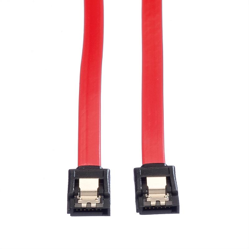 VALUE Câble SATA 6.0 Gbit/s pour disques durs, fermoir à cliquet, 1 m_2