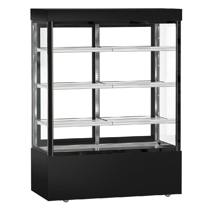 Vitrine réfrigérée pour pâtisserie MADRID - 1500 mm - 3 étagères - Noir_2
