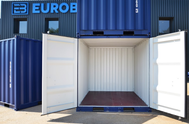 Container maritime 9 pieds - compact et robuste, 10 m³ de stockage, acier corten_2