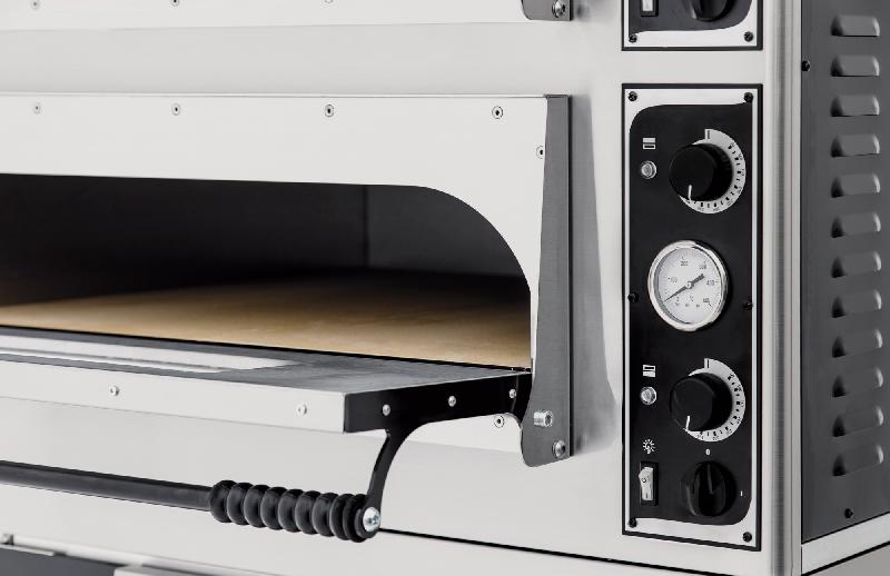 Four à pizza électrique 4 pizzas Ø32 cm - plan de cuisson en pierre réfractaire - Réf : BASIC4-T400_2