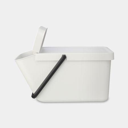 Poubelle empilable Sort & Go -20L - Light Grey pour tri sélectif et recyclage multiple_2