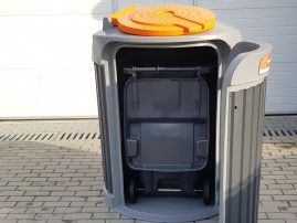 Semi bin - borne d'apport volontaire - elkoplast - volume pour bacs de 240 l_2