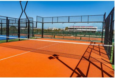 Terrain de padel panoramique robuste - structure en acier galvanisé et verre trempé 12 mm_2