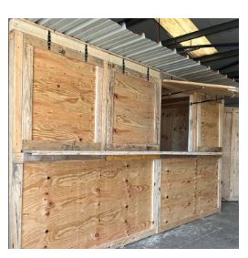 Abri de rangement multi-usage en bois résineux - 6 m² à 12 m² - Toiture en tôle ondulée_2