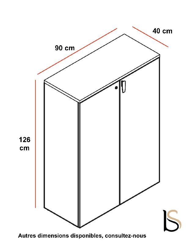 Armoire à portes battantes Larus - Dellarovere. - Noyer_2