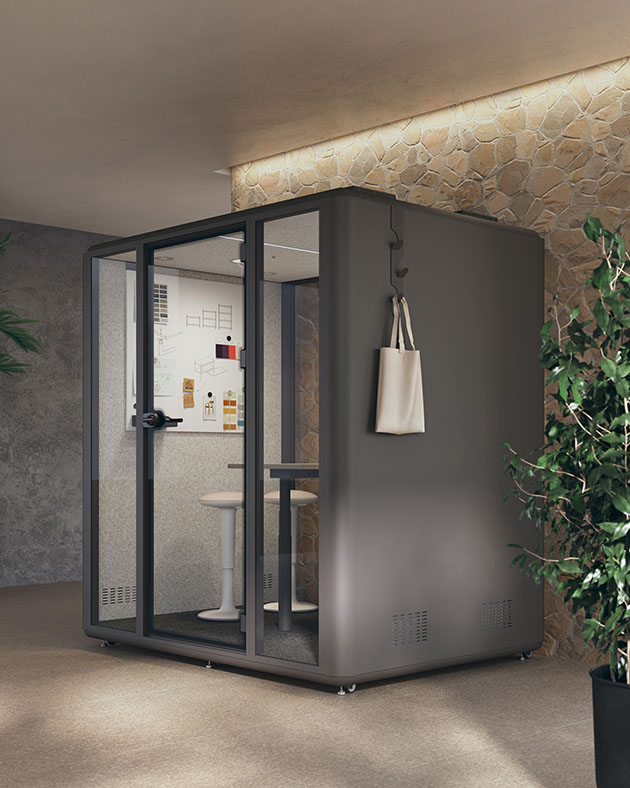 Cabine acoustique Plus grand, Plus polyvalent, Plus collaboratif - Domus L_2