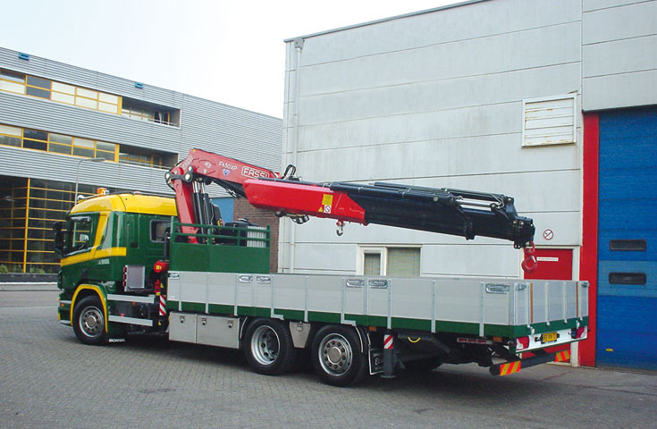 Grue hydraulique Fassi F455A e-dynamic avec rotation 430°