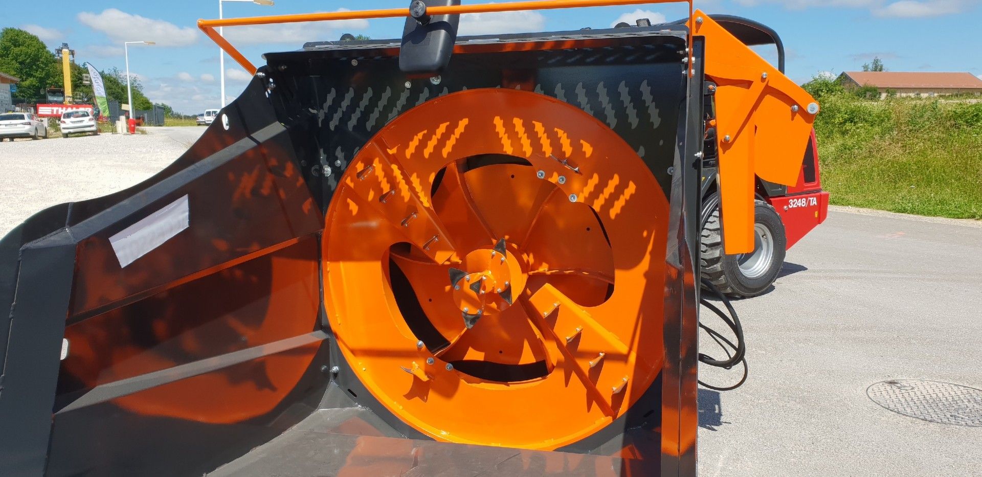 Équipement agricole pailleuse pour valet de ferme