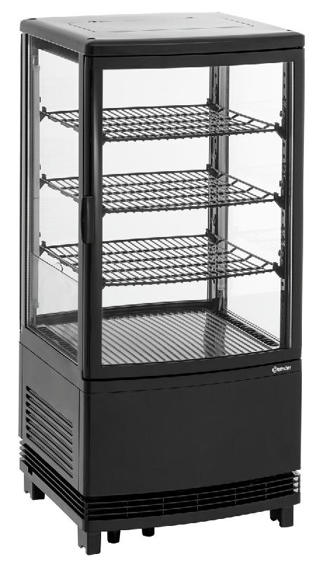 Mini vitrine réfrigérée 75L2T noir 700387 Bartscher_2