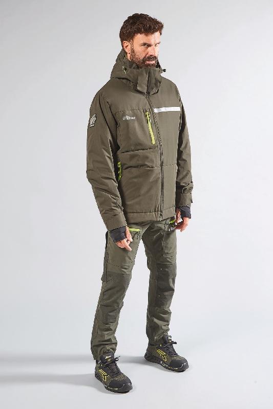 Veste de travail matelassée Wink - Réf: UPFU255 - U-Power - Imperméable et thermorégulatrice avec poches zippées et bande réfléchissante_2