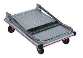 Chariot manuel timon rabattable - Capacité 150 kg - Aluminium léger - NP150_2