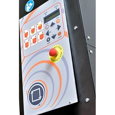 Filmeuse industrielle avec système de freinage électromagnétique et 6 programmes préenregistrés